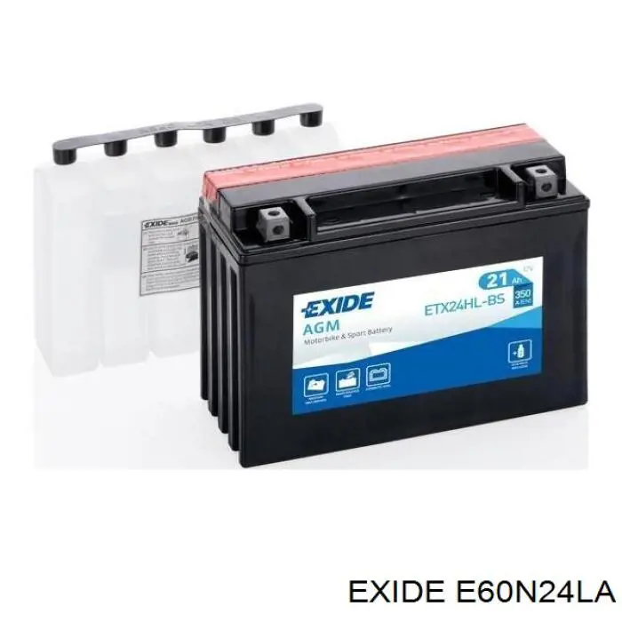 Do koszyka E60N24LA Exide Bateria (akumulator)