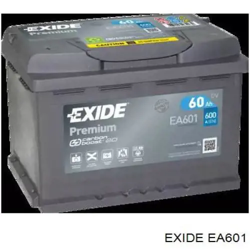 Bateria (akumulator) Exide EA601 cena, od 132,48 USD