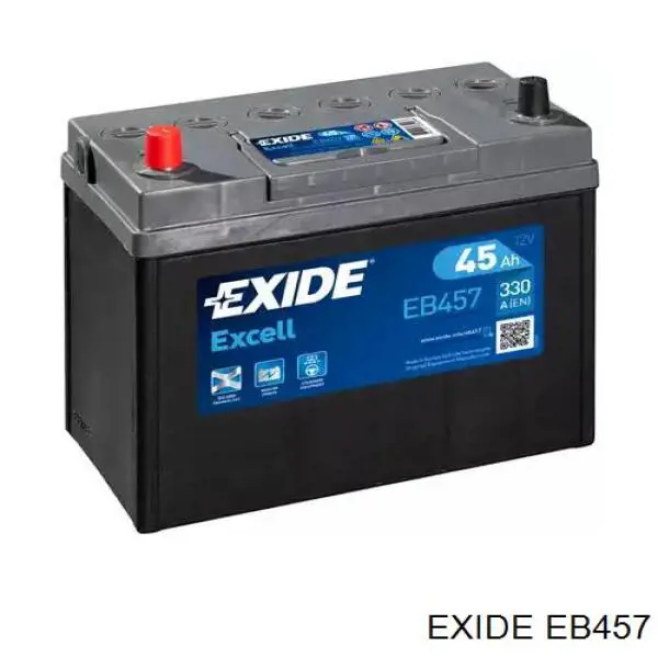 Bateria (akumulator) Exide EB457 cena, od 101,43 USD