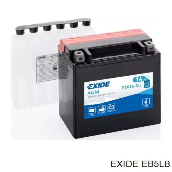 EB5LB Exide Bateria (akumulator)