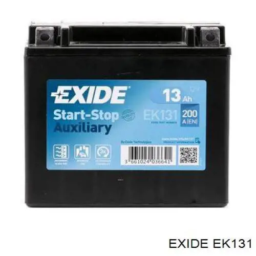 Bateria (akumulator) Exide EK131 cena, od 89,19 USD
