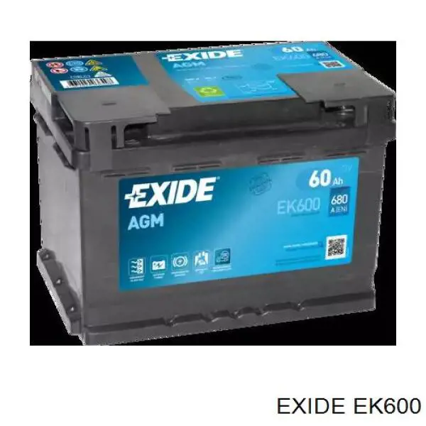 Bateria (akumulator) Exide EK600 cena, od 220,34 USD