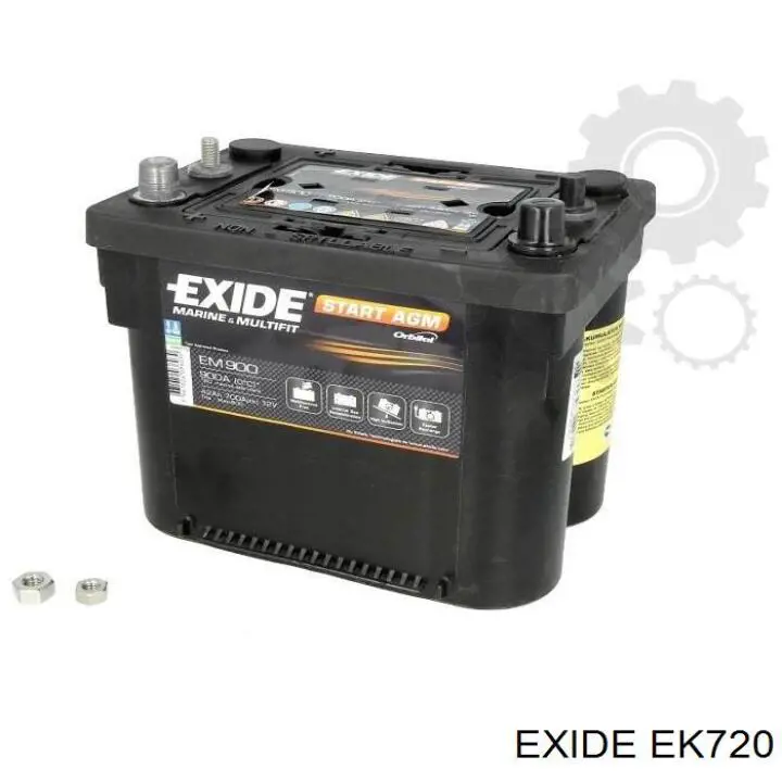 Bateria (akumulator) Exide EK720 cena, od 189,55 USD
