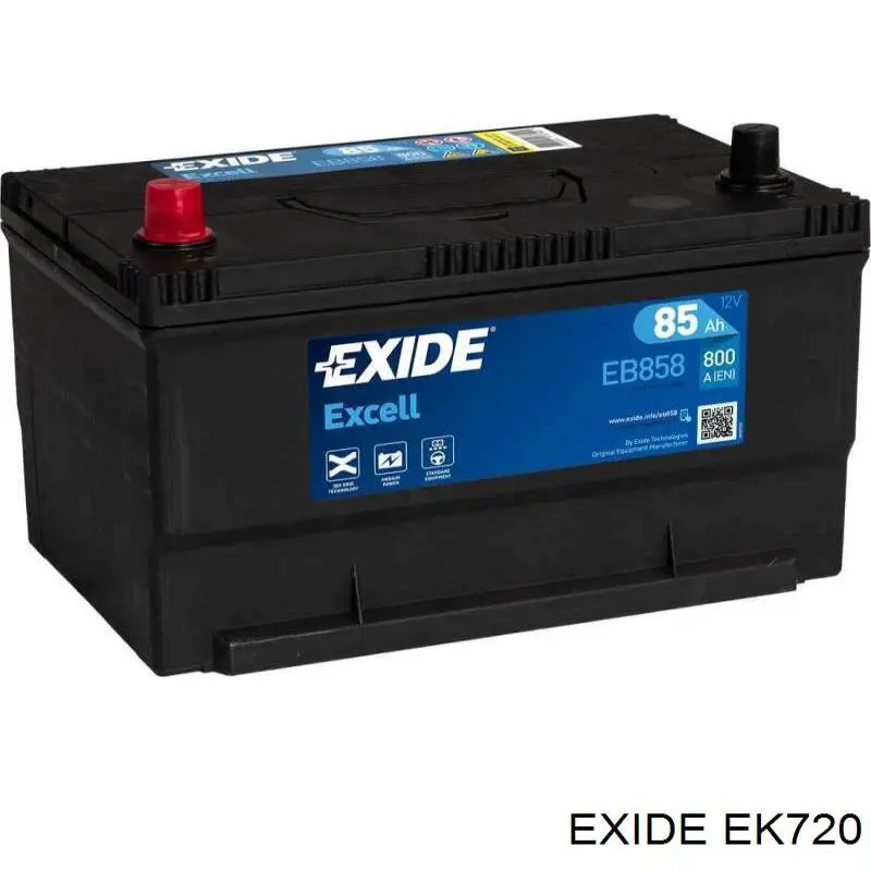 Do koszyka EK720 Exide Bateria (akumulator)