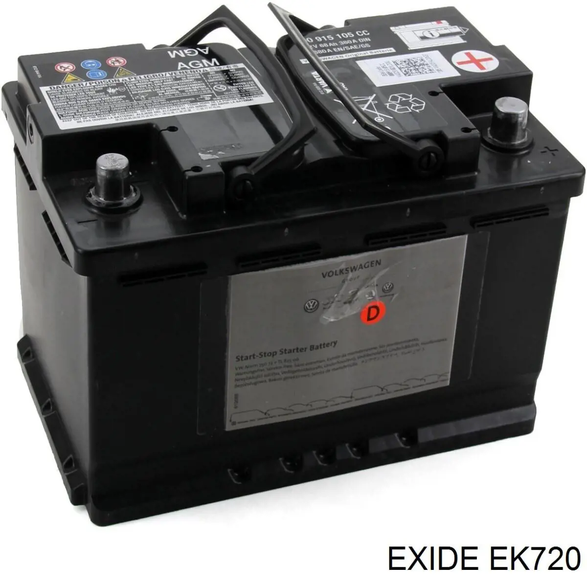 EK720 Exide Bateria (akumulator)