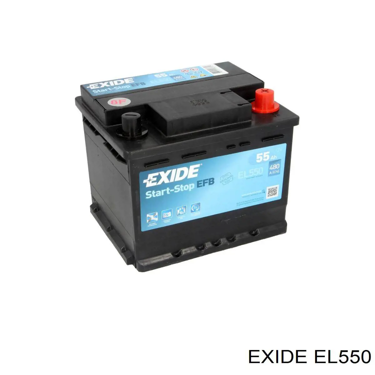 Bateria (akumulator) Exide EL550 cena, od 152,51 USD