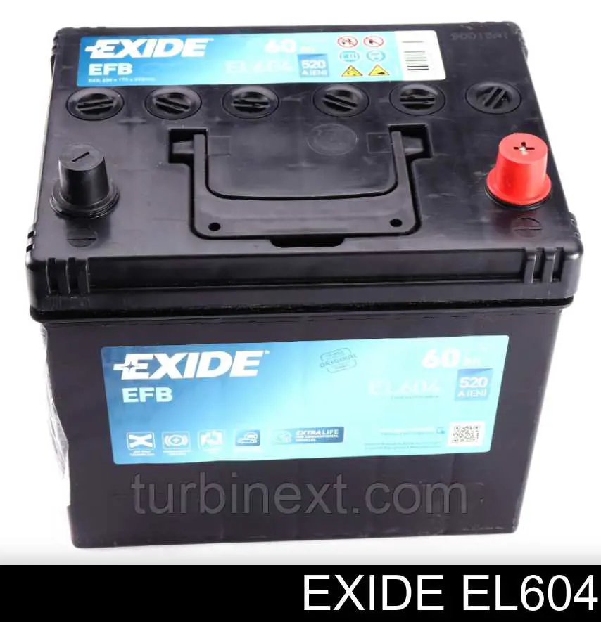 Do koszyka EL604 Exide Bateria (akumulator)