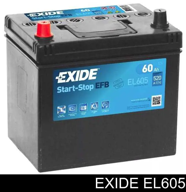 EL605 Exide Bateria (akumulator)
