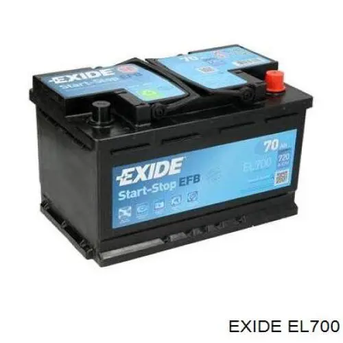 Bateria (akumulator) Exide EL700 cena, od 201,54 USD