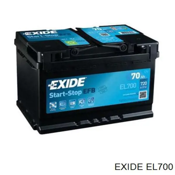 Do koszyka EL700 Exide Bateria (akumulator)