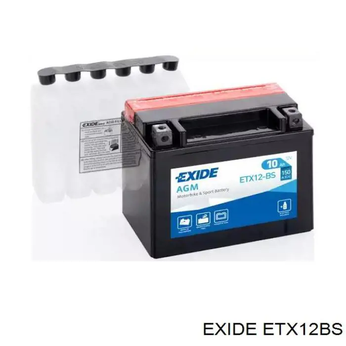 ETX12BS Exide Bateria (akumulator)