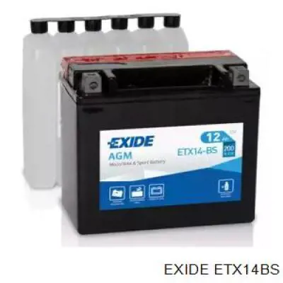 ETX14BS Exide Bateria (akumulator)