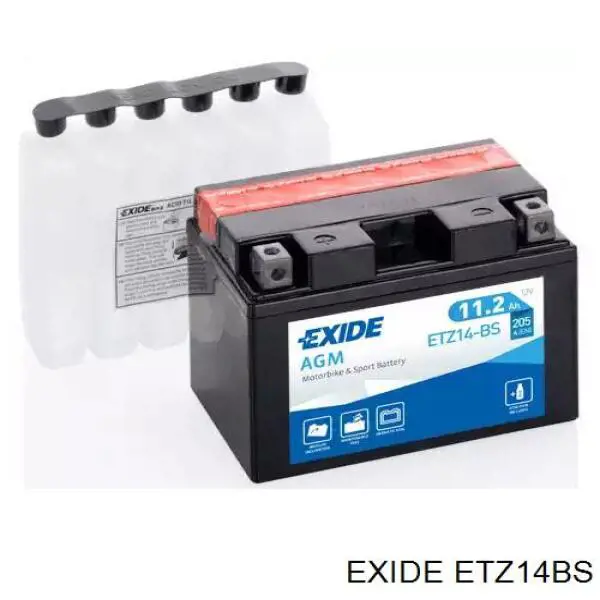 Do koszyka ETZ14BS Exide Bateria (akumulator)