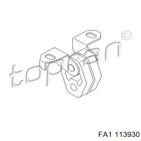 Do koszyka 113930 FA1 Poduszka mocowania tłumika
