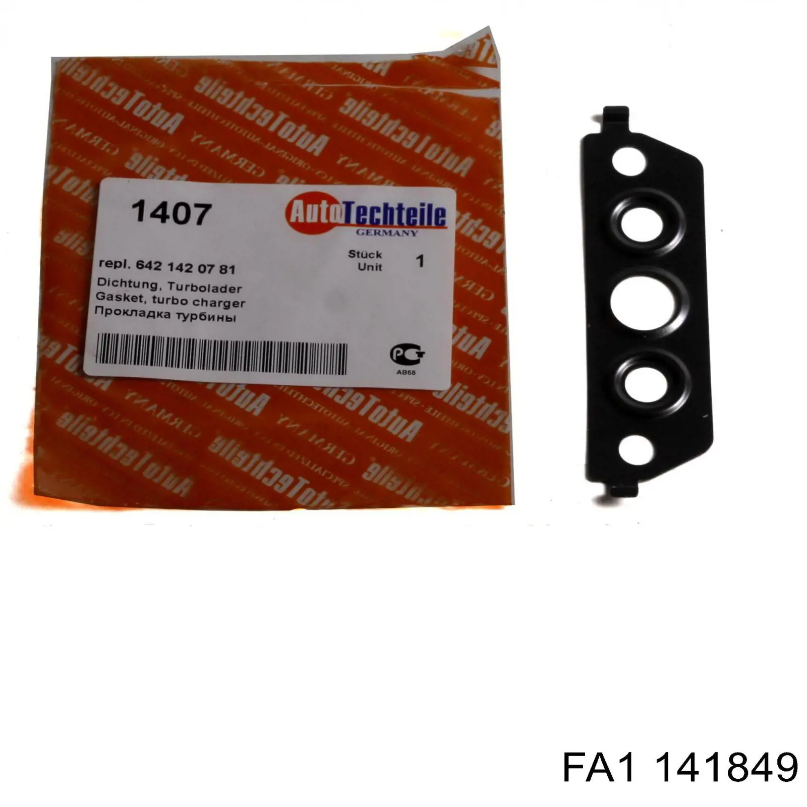 141849 FA1 Uszczelka turbiny spalin, wylot