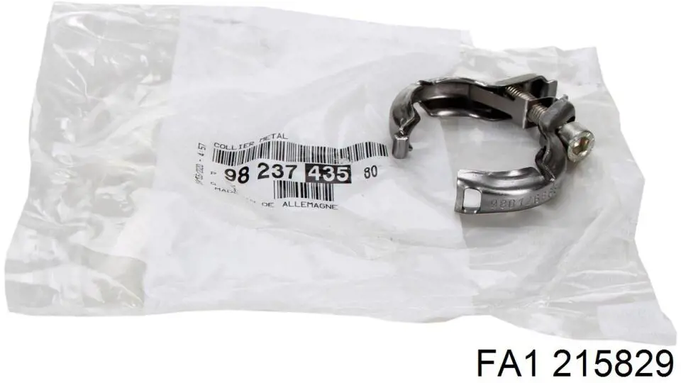 Obejma zaciskowa kolektora wydechowego VAG 3C0253725 cena, od 15,35 USD