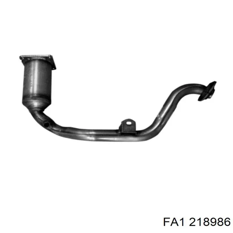 Do koszyka 218986 FA1 Uszczelka rury odbiornika tłumika
