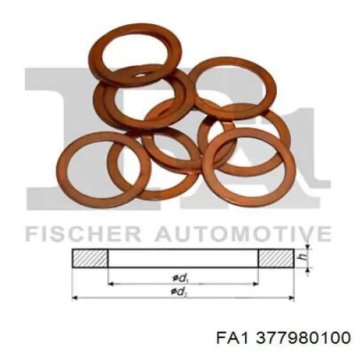 Uszczelka przewodu dopływu oleju do turbiny Fiat/Alfa/Lancia 0010260960 cena, od 0,20 USD