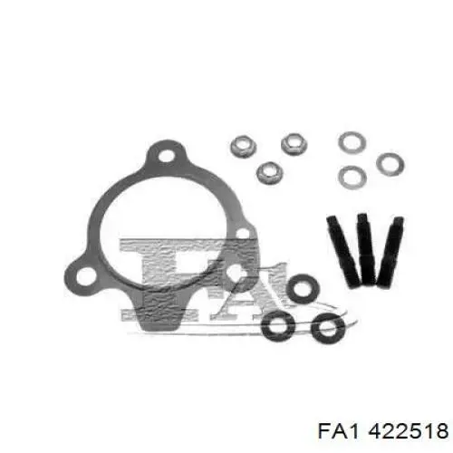 Do koszyka 422518 FA1 Uszczelka turbiny spalin, wlot