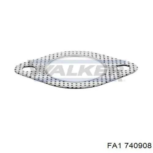 Do koszyka 740908 FA1 Uszczelka rury odbiornika tłumika