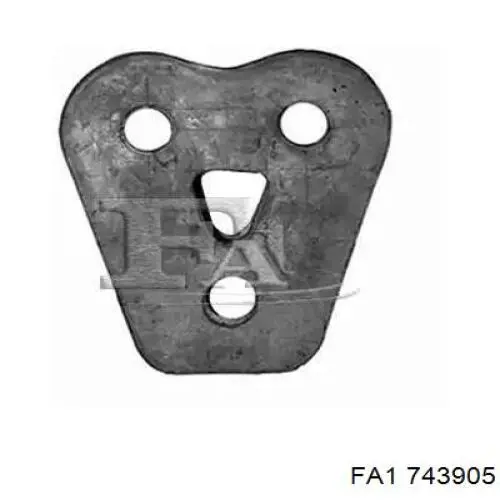 Poduszka mocowania tłumika FA1 743905 cena, od 5,33 USD