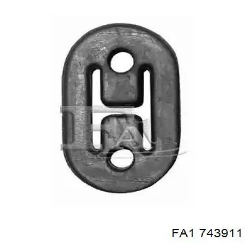 Do koszyka MN135592 Mitsubishi Poduszka mocowania tłumika