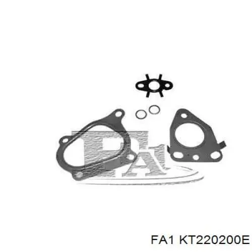 Do koszyka 93161718 Opel Uszczelka turbiny, zestaw montażowy