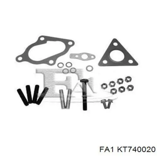 Uszczelka turbiny, zestaw montażowy FA1 KT740020 cena, od 15,69 USD
