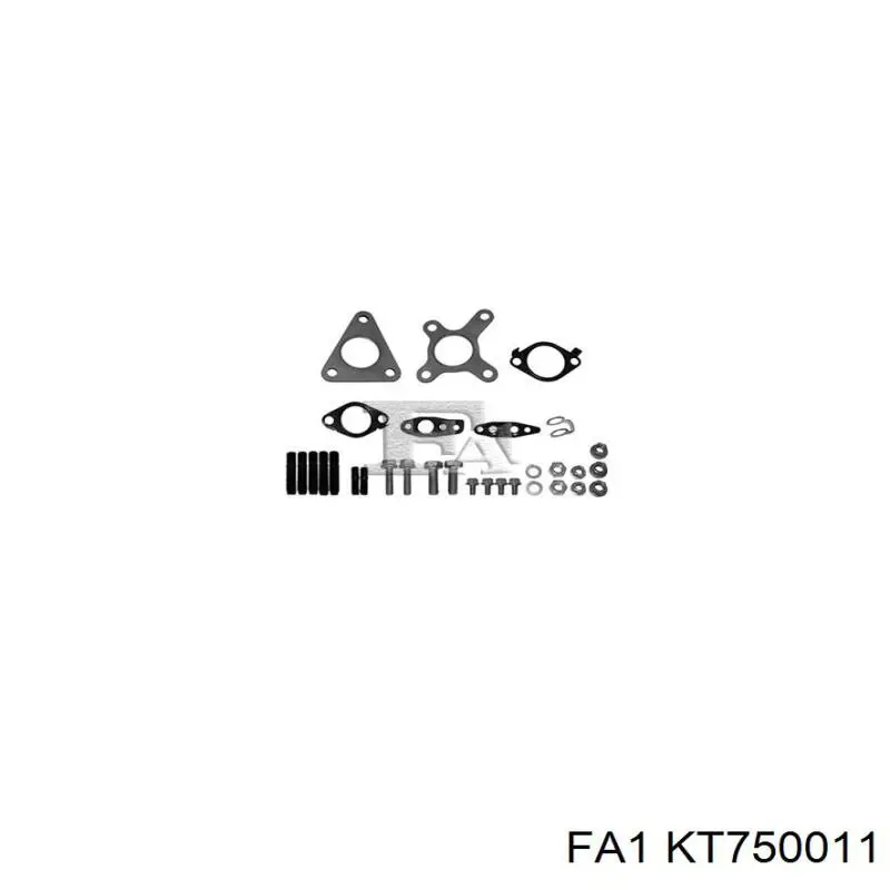 KT750011 FA1 Uszczelka turbiny, zestaw montażowy