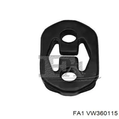 Do koszyka VW360115 FA1 Łącznik elastyczny wydechu
