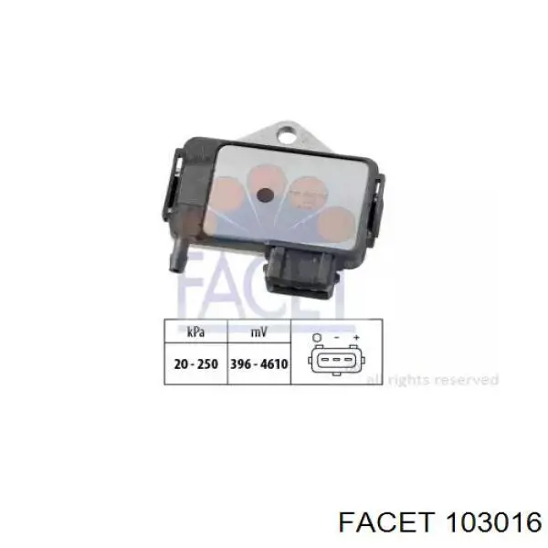 Czujnik ciśnienia w kolektorze ssącym, MAP Honda MHK100410 cena, od 36,90 USD