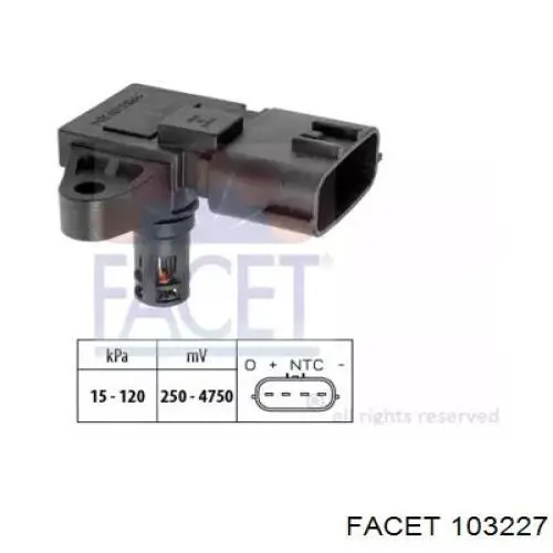 Czujnik ciśnienia w kolektorze ssącym, MAP Vernet MS0036 cena, od 64,99 USD