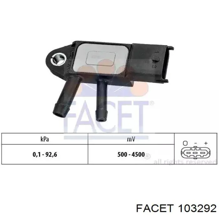 Do koszyka K05146842AD Fiat/Alfa/Lancia Czujnik ciśnienia spalin