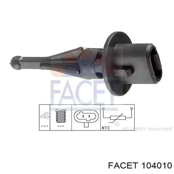 Czujnik temperatury powietrza wlotowego Mazda RF8G182B5 cena, od 13,29 USD
