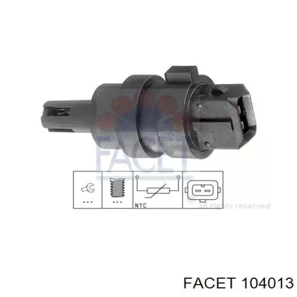 Czujnik temperatury powietrza wlotowego Facet 104013 cena, od 15,66 USD
