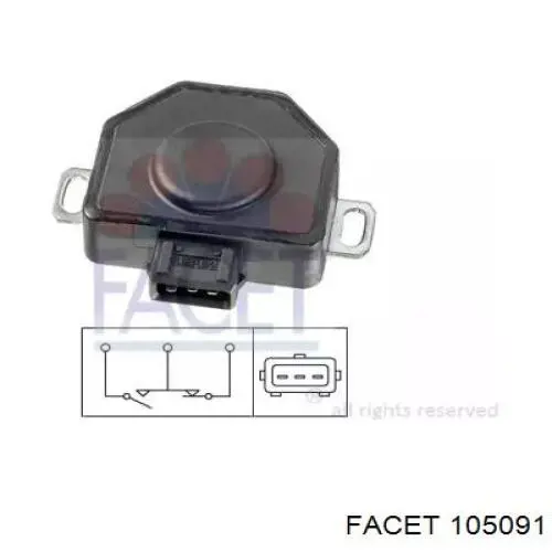 Czujnik położenia przepustnicy (potencjometr) BMW 1717603 cena, od 54,38 USD