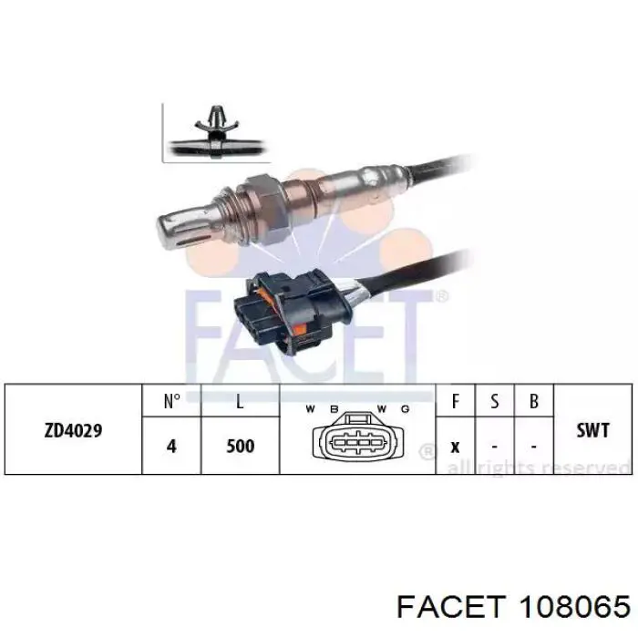 Sonda lambda czujnik tlenu przed katalizatorem 94143 NGK