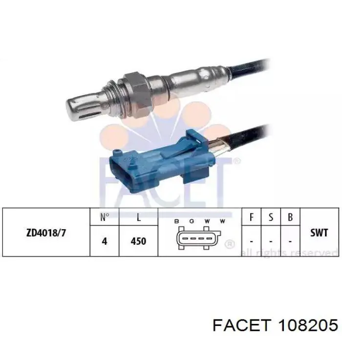 Do koszyka ES2106212B1 Delphi Sonda lambda, czujnik tlenu
