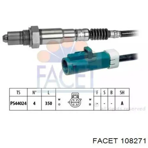 Sonda lambda, czujnik tlenu 1E0418861 Mazda