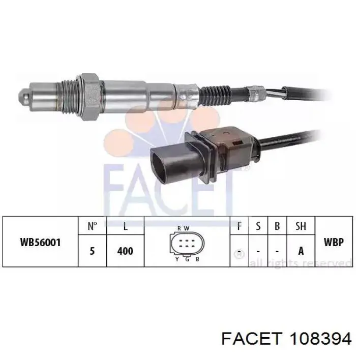 Sonda lambda czujnik tlenu przed katalizatorem Hyundai I40 (VF)