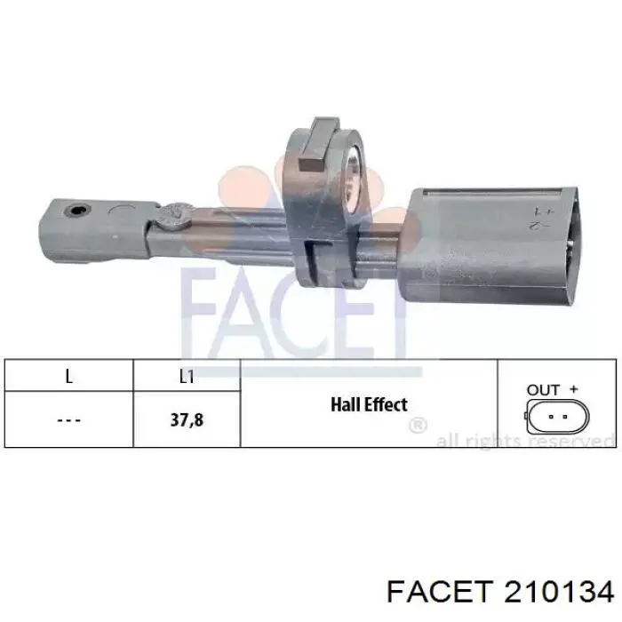Czujnik ABS tylny VAG 10071163373 cena, od 13,47 USD