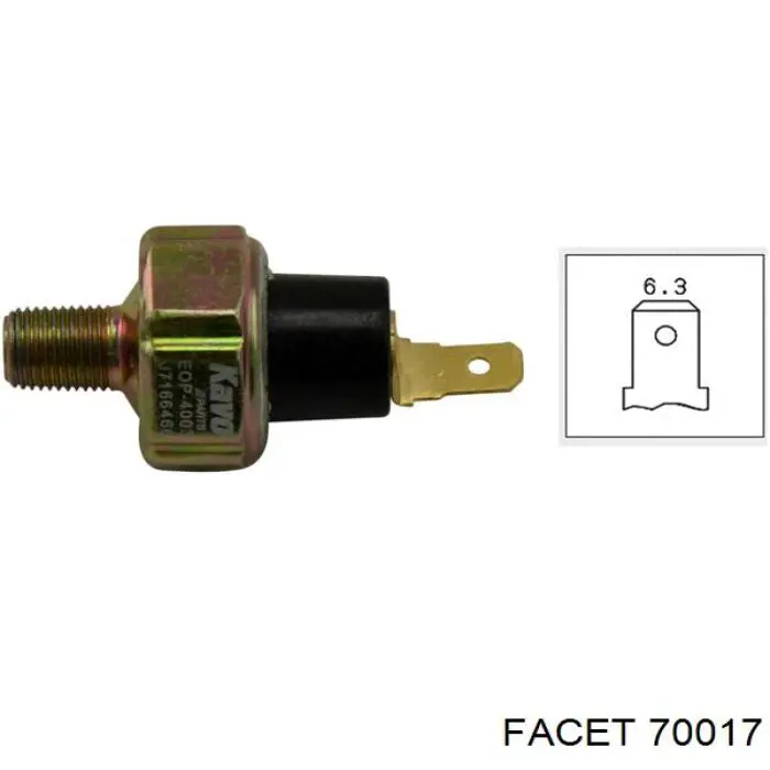 Do koszyka 70017 Facet Czujnik ciśnienia oleju