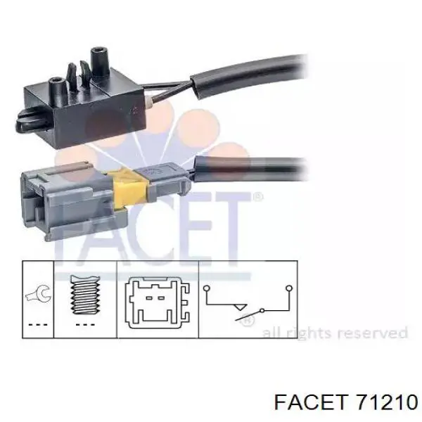 Czujnik włączania sprzęgła Facet 71210 cena, od 21,74 USD