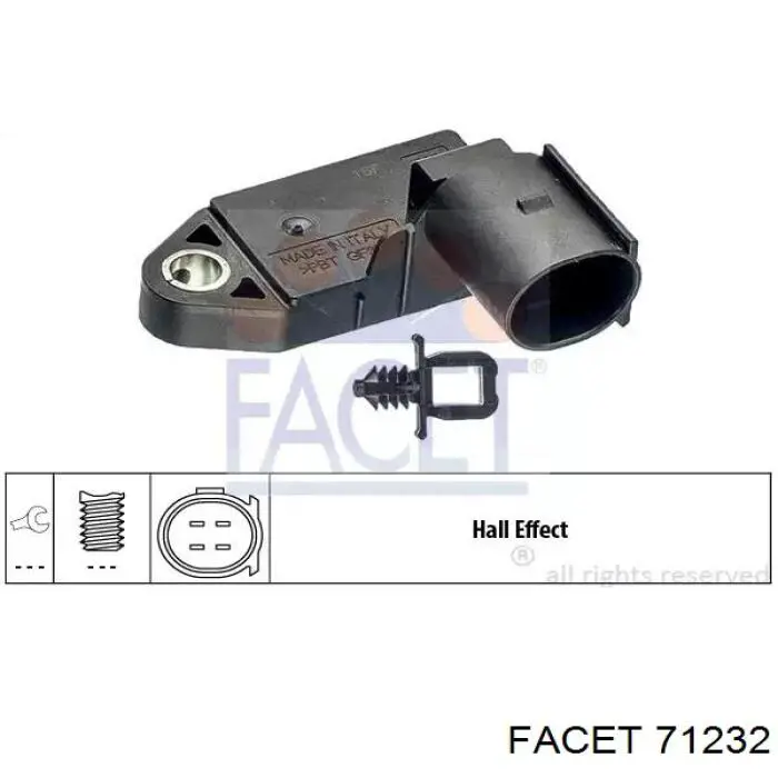 71232 Facet Czujnik włącznika świała stop