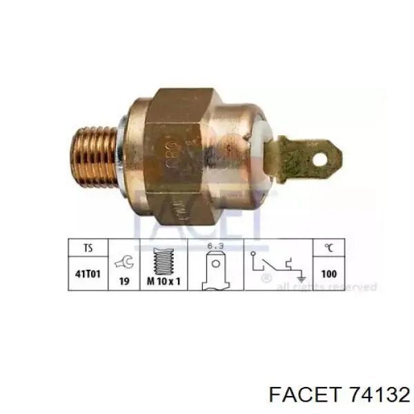 Czujnik temperatury płynu chłodzącego 191919521D VAG