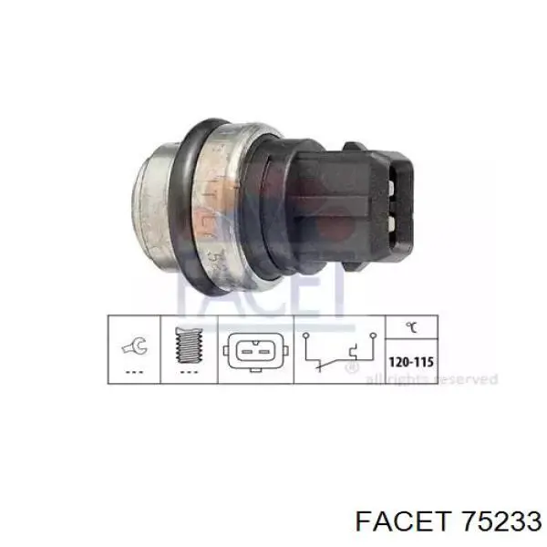 Czujnik temperatury płynu chłodzącego (włączenia wentylatora chłodnicy) General Motors 90508084 cena, od 12,98 USD