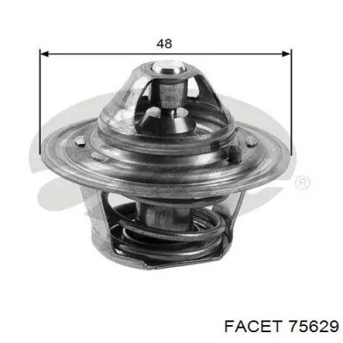 Do koszyka 75629 Facet Czujnik temperatury płynu chłodzącego (włączenia wentylatora chłodnicy)