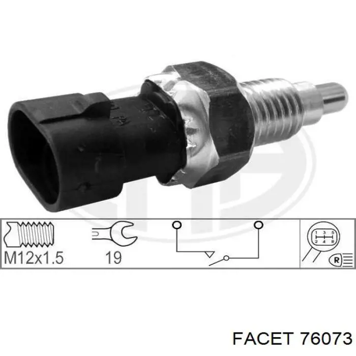 Do koszyka 95216947 General Motors Czujnik włączania światła cofania