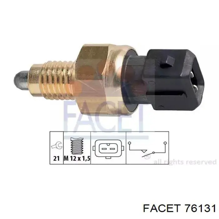 Czujnik włączania światła cofania Facet 76131 cena, od 8,27 USD