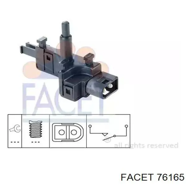 Czujnik włączania światła cofania Facet 76165 cena, od 8,88 USD
